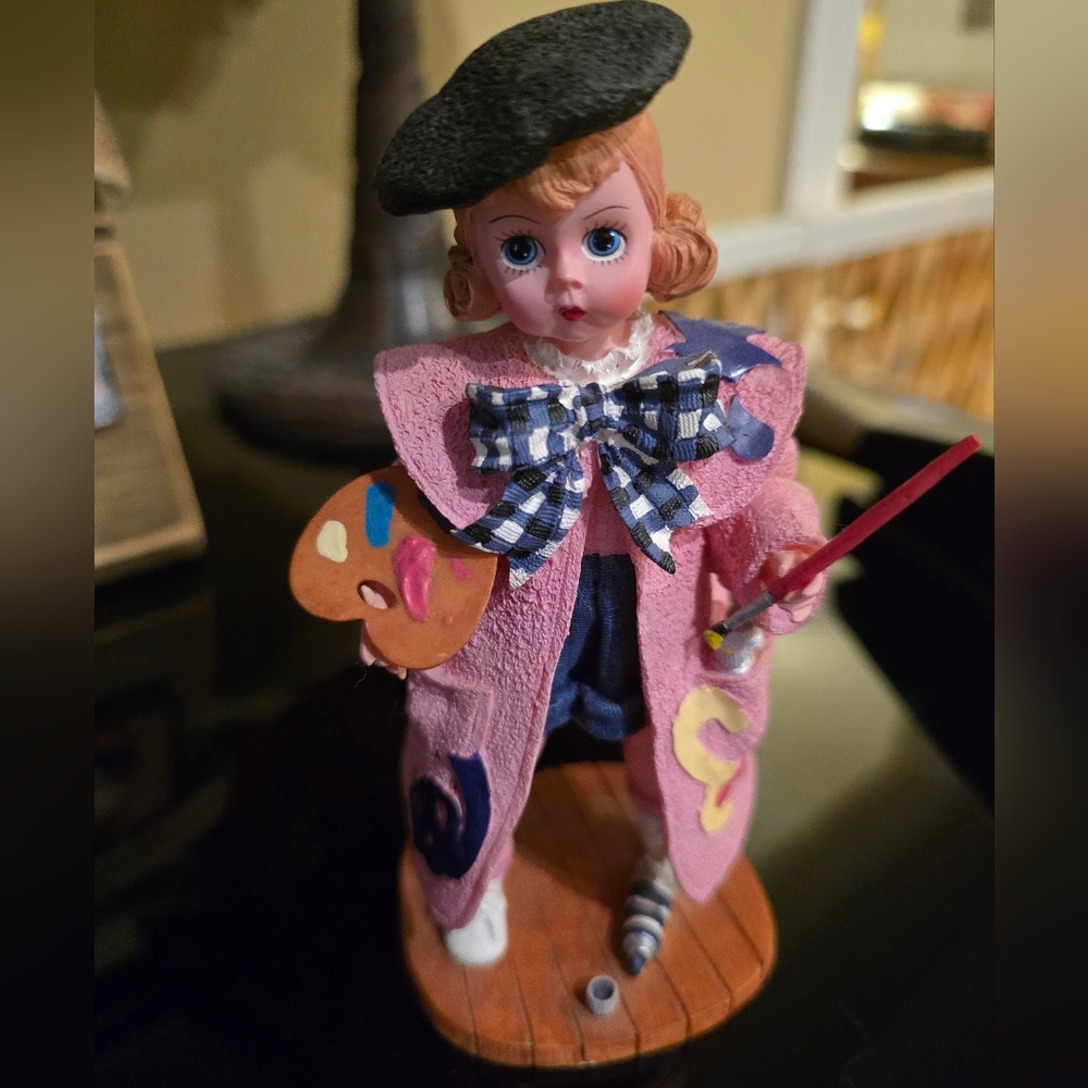 Madame Alexander Artist Doll with Pink Coat and Black Beret